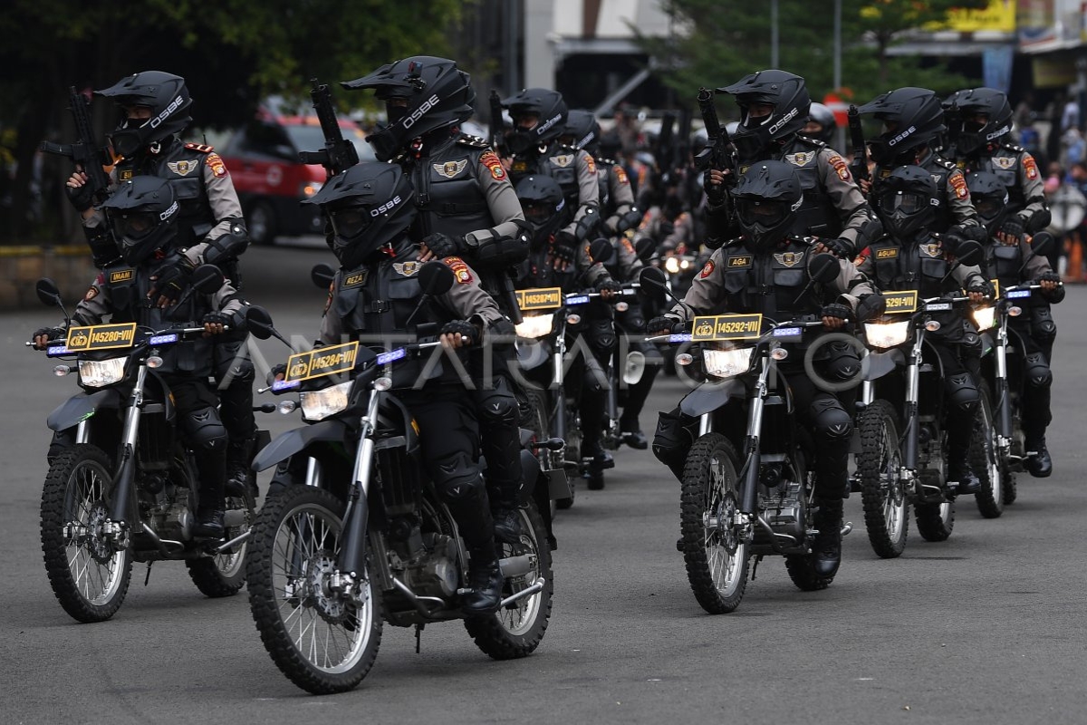 Cegah Tawuran, Tim 3P Polres Depok Bubarkan Remaja Nongkrong Malam