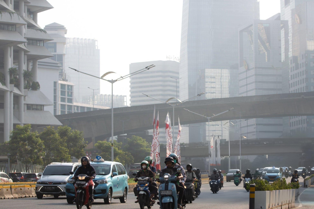 Kualitas Udara Jakarta Tidak Sehat Jumat Pagi, Warga Diimbau Bermasker