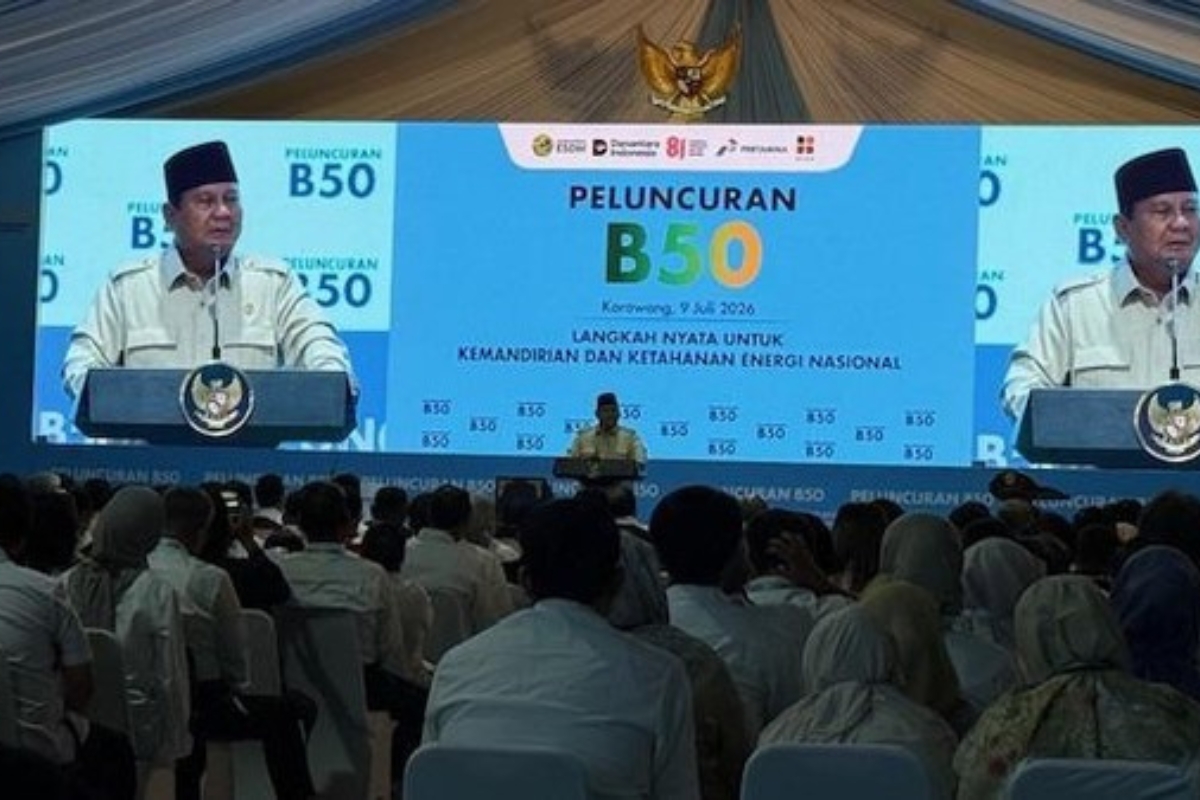 Pemerintah Luncurkan B50, Prabowo Sebut RI Jadi Pionir Dunia