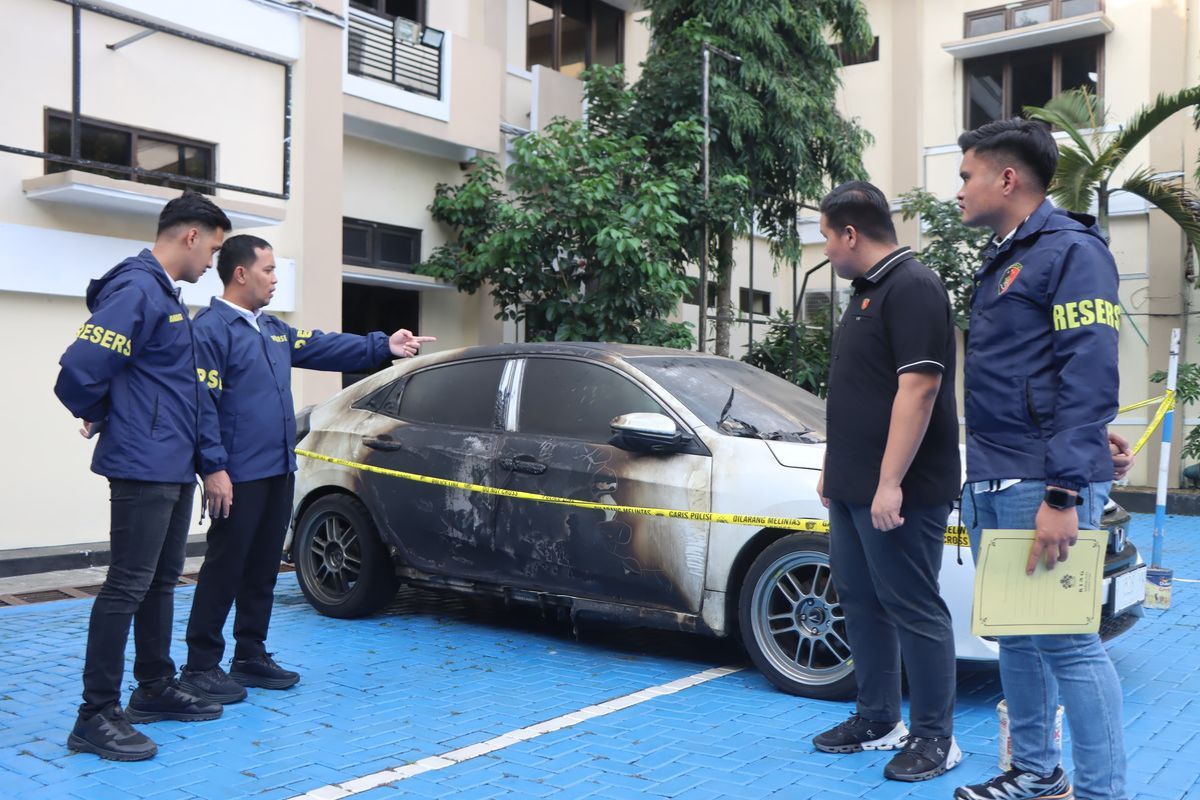 Polisi Tangkap Pelaku Pembakar Mobil Kades Banjarnegara Hoho Alkaf