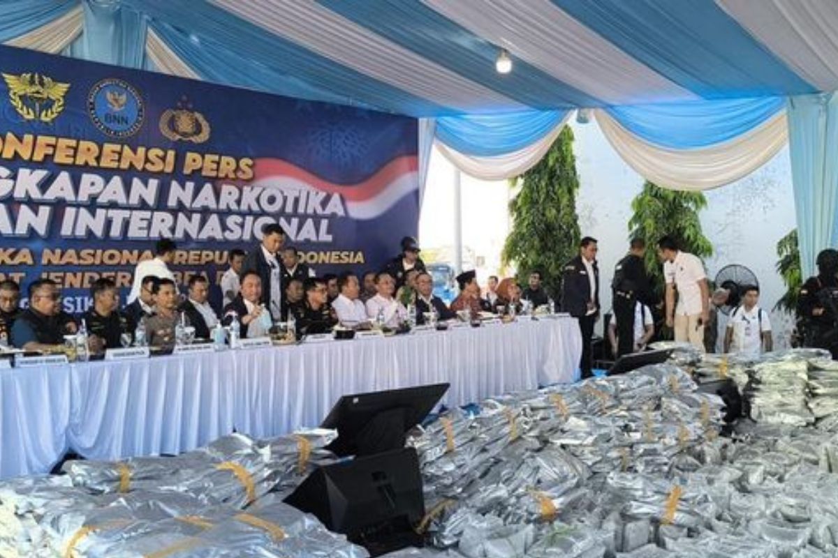 Ganja 3,37 Ton Selundupan Thailand untuk Bahan Vape Disita