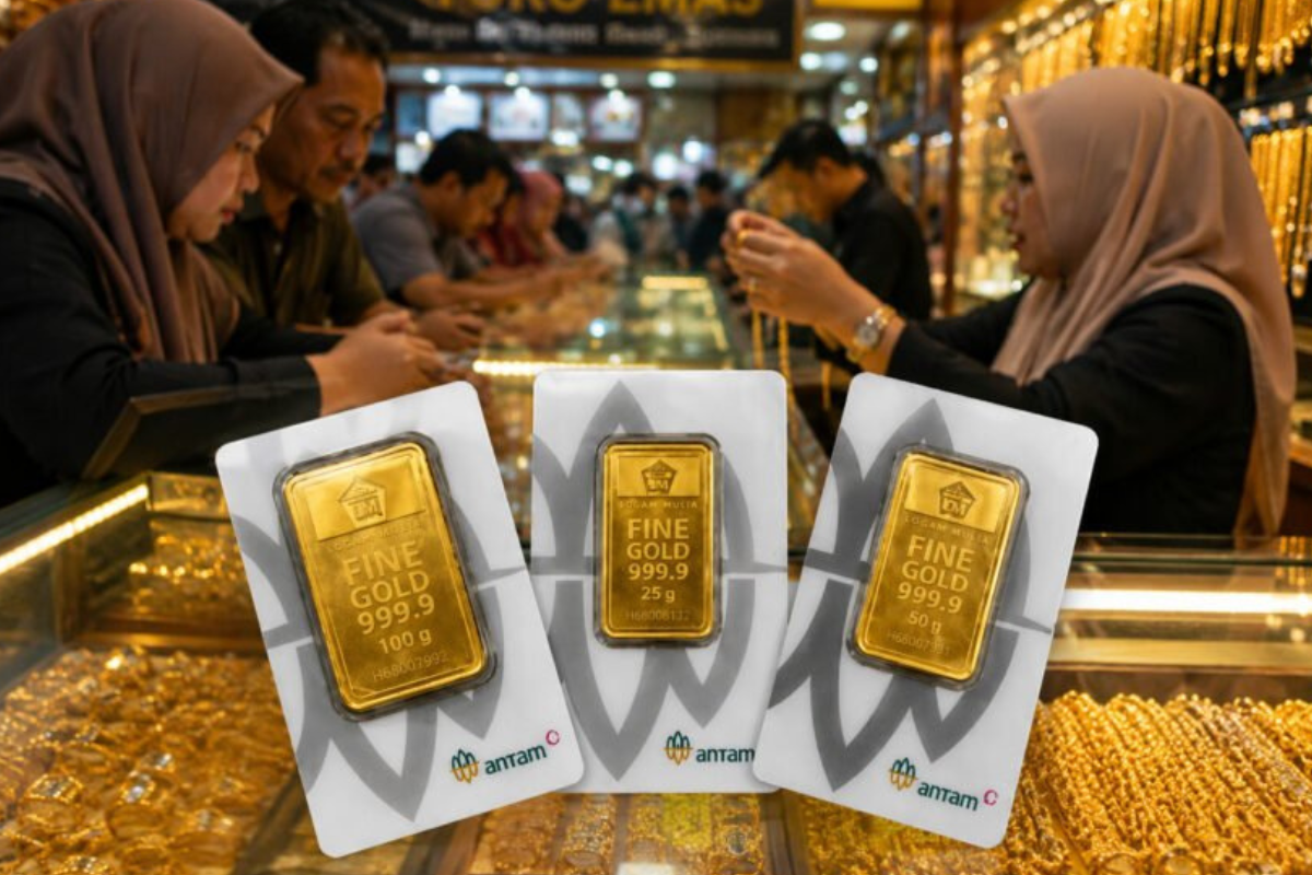 Harga Emas Antam Senin Pagi Melonjak Rp18.000 Menjadi Rp2,729 Juta