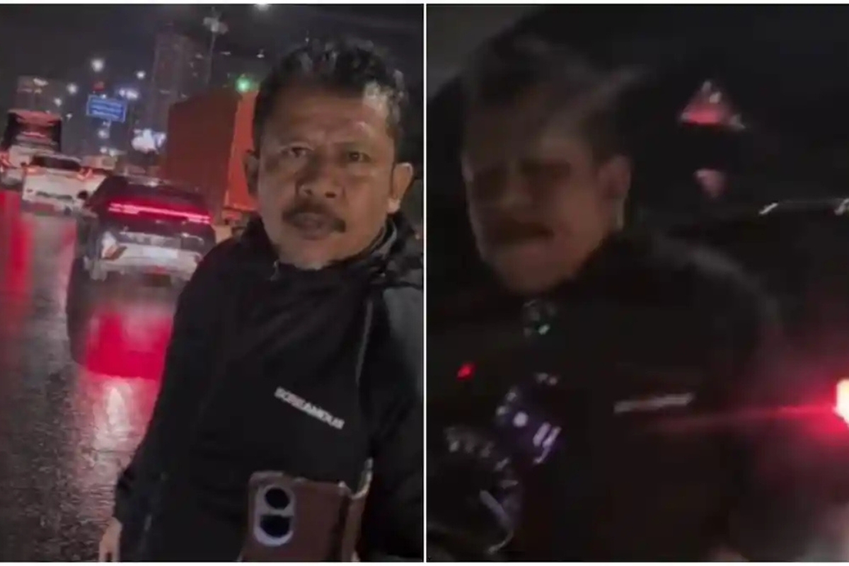 Pengemudi Sigra Ngamuk dan Rusak Mobil di Tol Perkara Tak Diberi Jalan