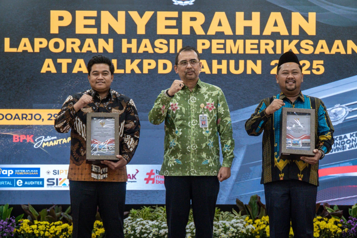 Pemkab Gresik Raih Opini WTP 11 Tahun Berturut-turut dari BPK