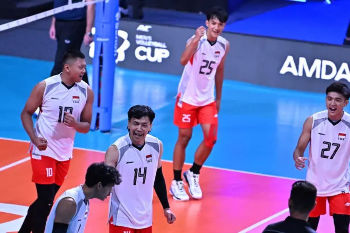 Tekuk Korea Selatan 3-0, Indonesia Rengkuh Trofi AVC Cup 2026
