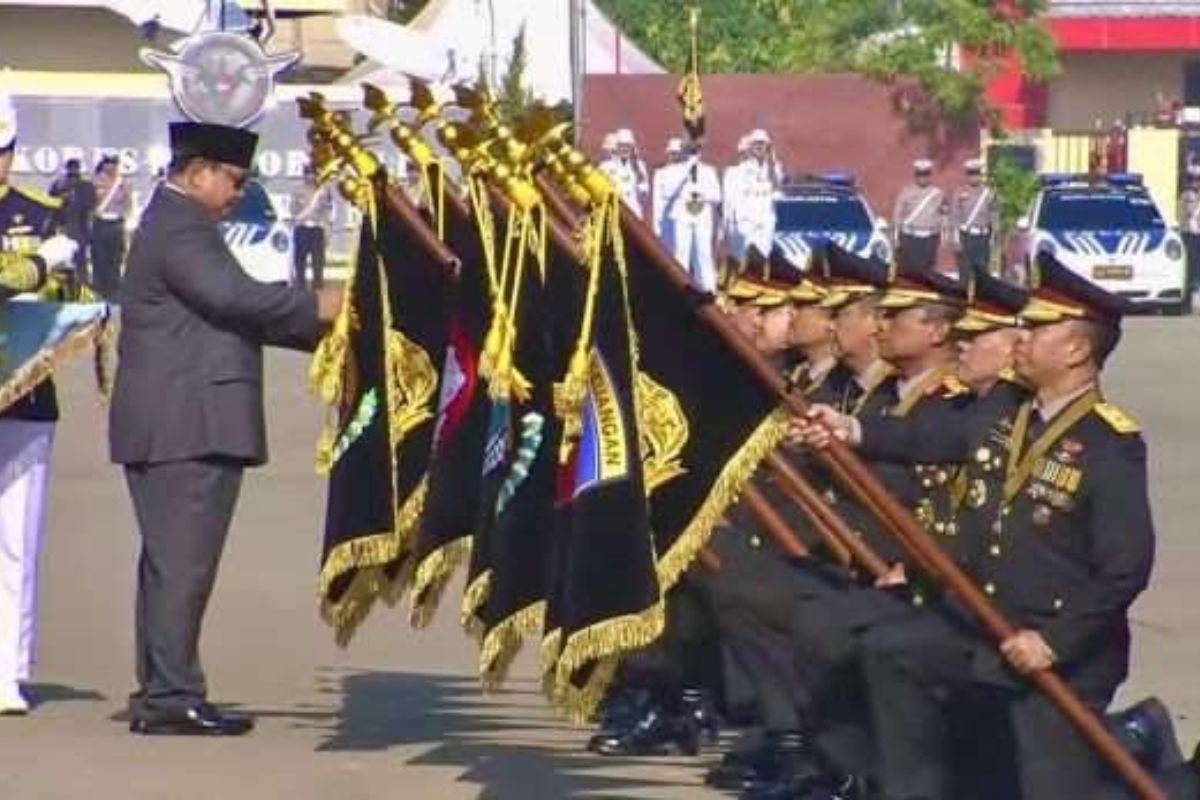 Polda Riau Gelar Kirab Nugraha Sakanti dari Presiden