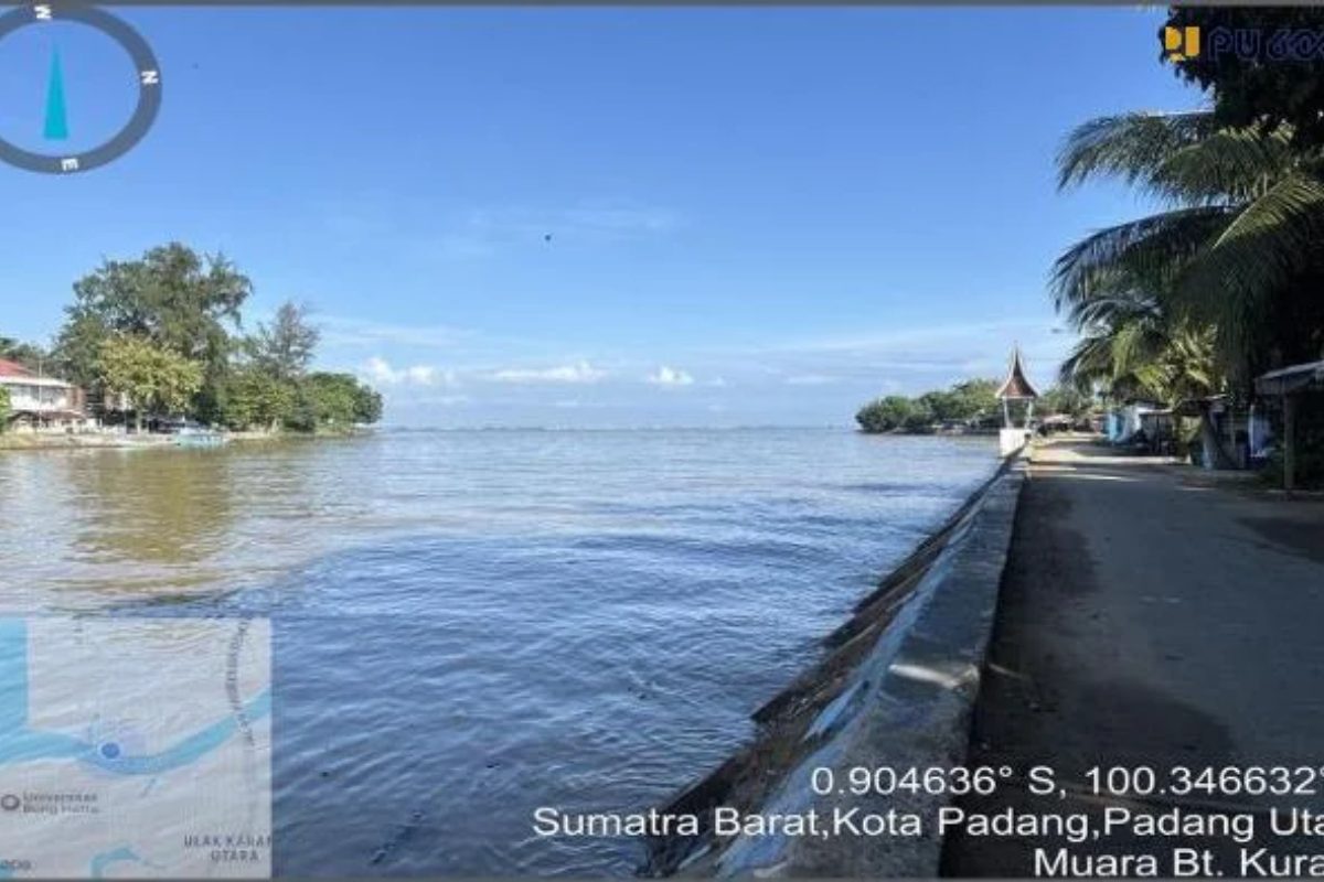 Proyek Pengerukan Muara Batang Kuranji di Padang Rampung Dikerjakan PU