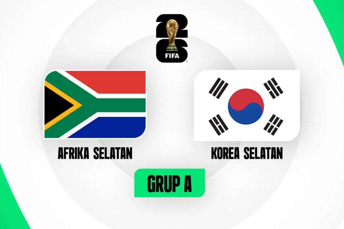 Susunan Pemain Afrika Selatan Vs Korea Selatan di Piala Dunia 2026