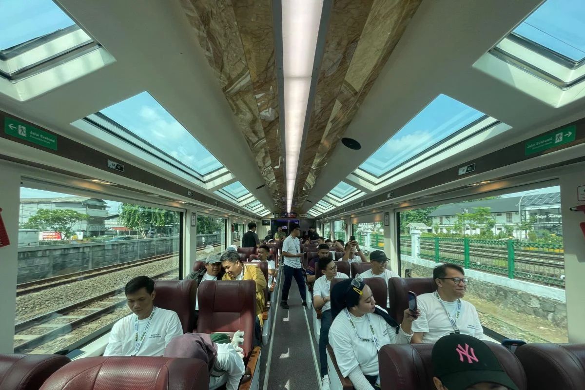 Penumpang Kereta Panoramic Melonjak 62 Persen di Jalur Selatan