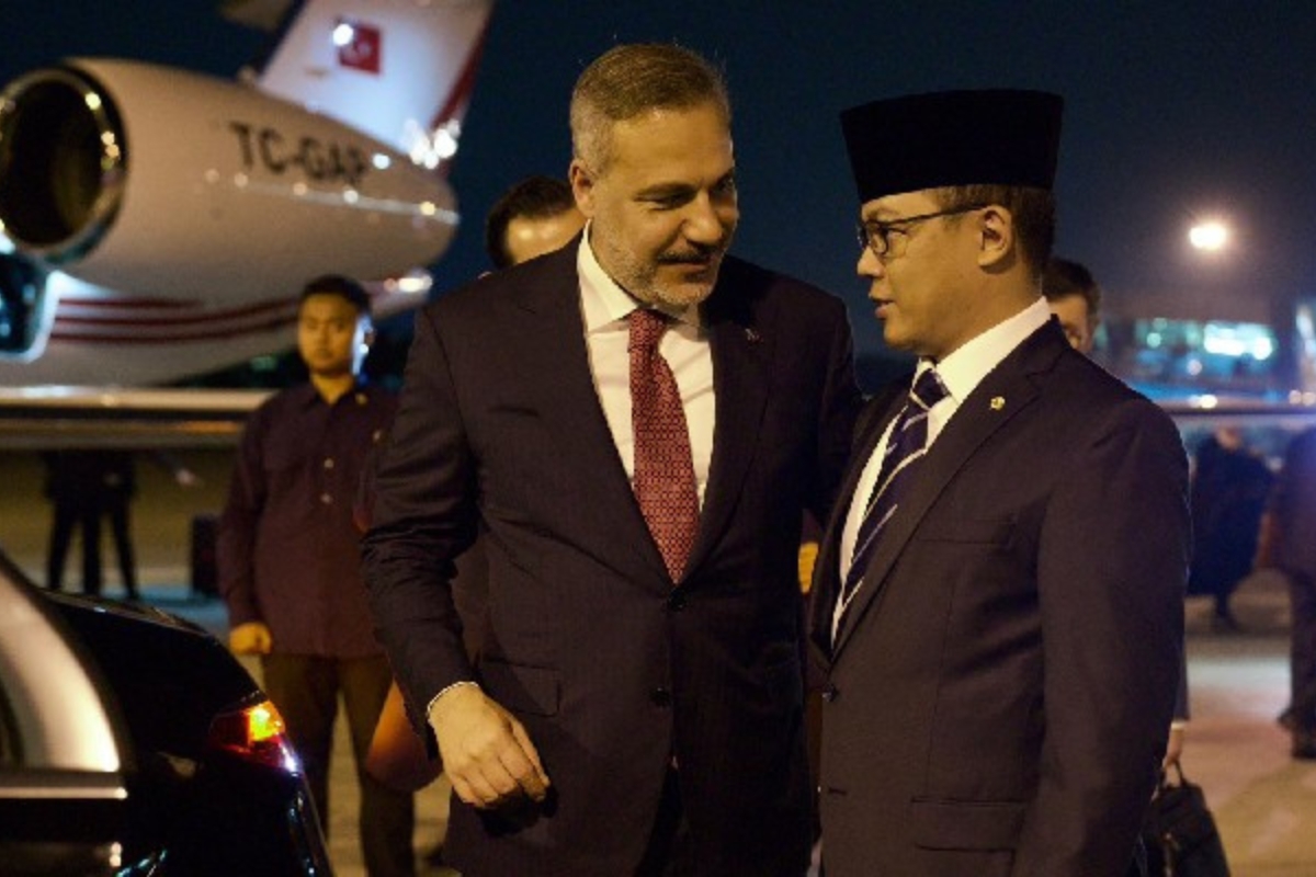 Kunjungan Resmi ke Indonesia, Menlu Turkiye Disambut Menlu Sugiono