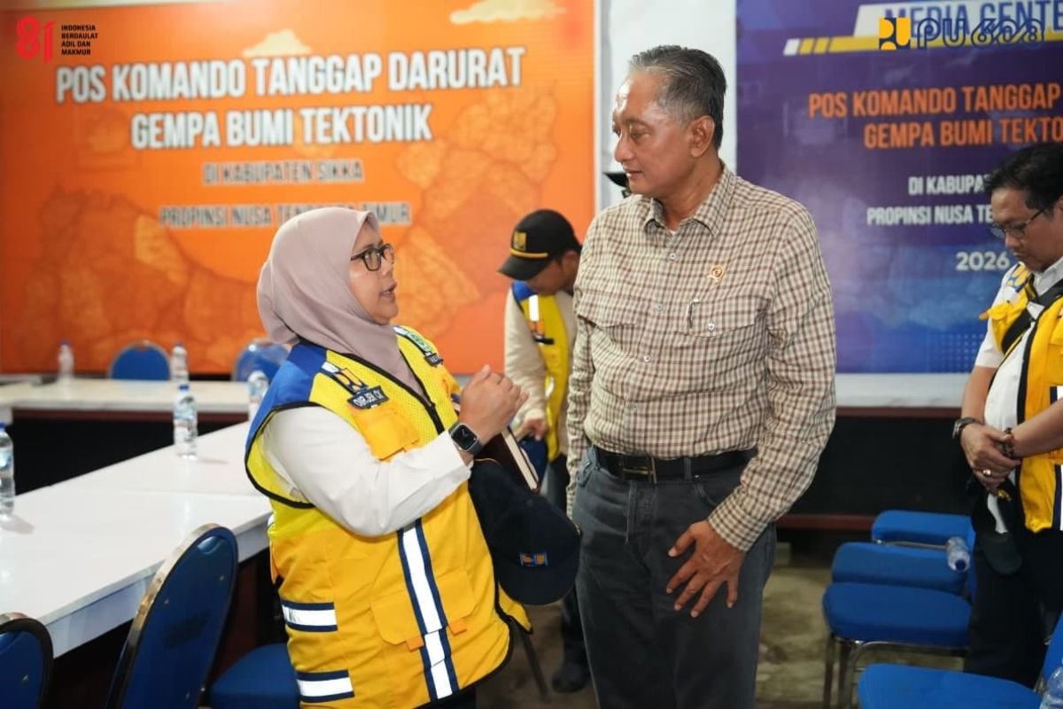 Menteri Dody Prioritaskan Pemulihan Jalan Pascagempa Sikka