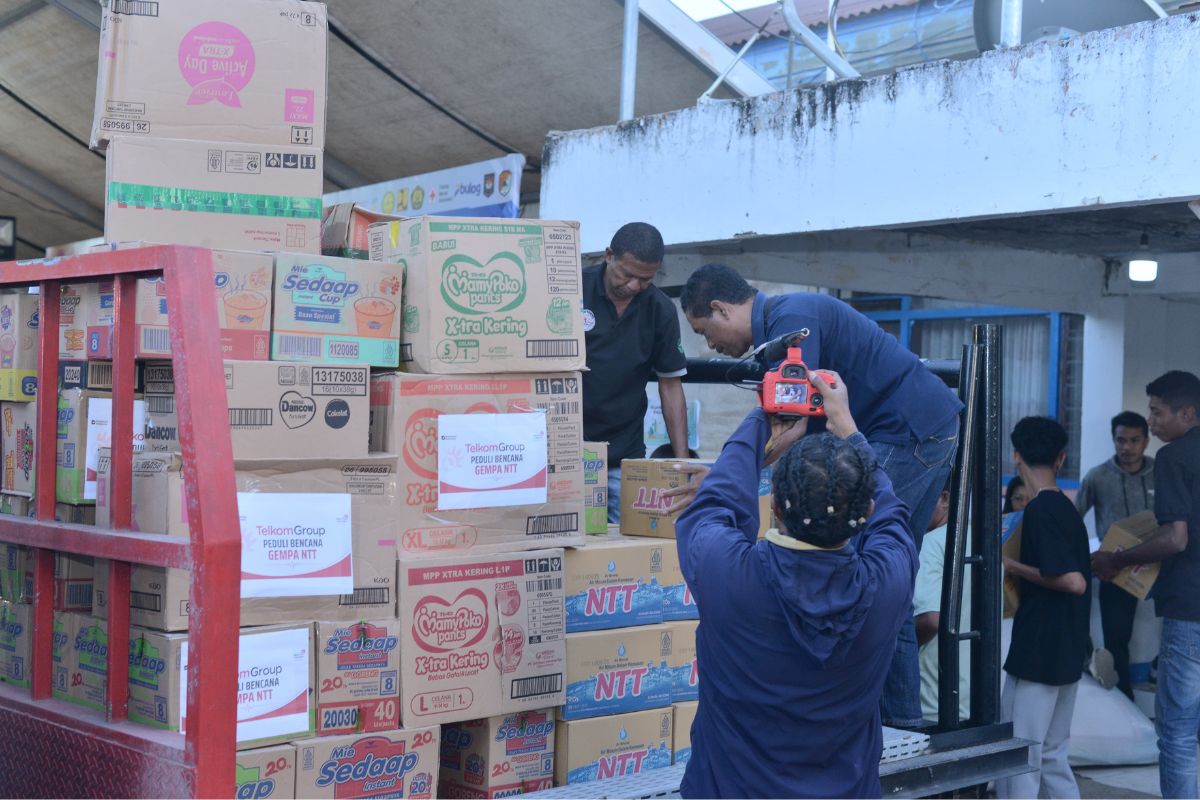 TelkomGroup Bantu 1.100 Jiwa Terdampak Gempa Lewat Dukungan Dapur Umum