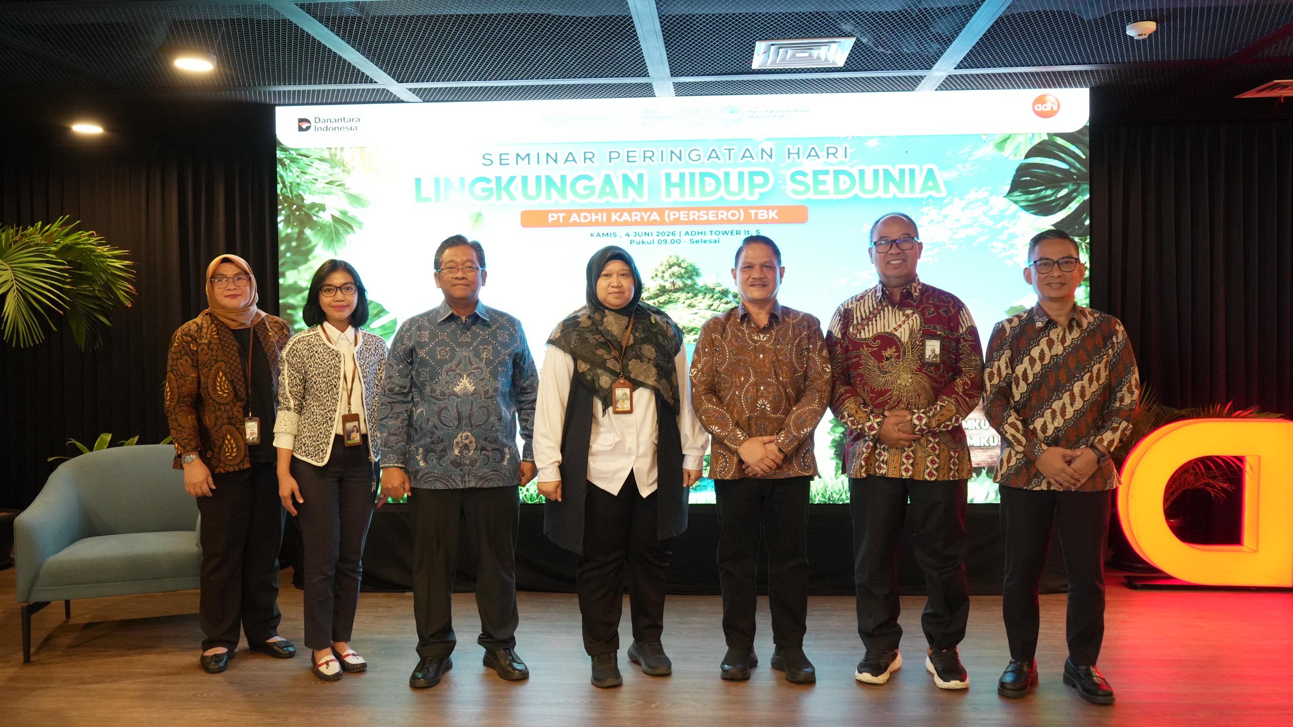Peringati Hari Lingkungan Hidup, ADHI Gelar Seminar Konstruksi Berkelanjutan
