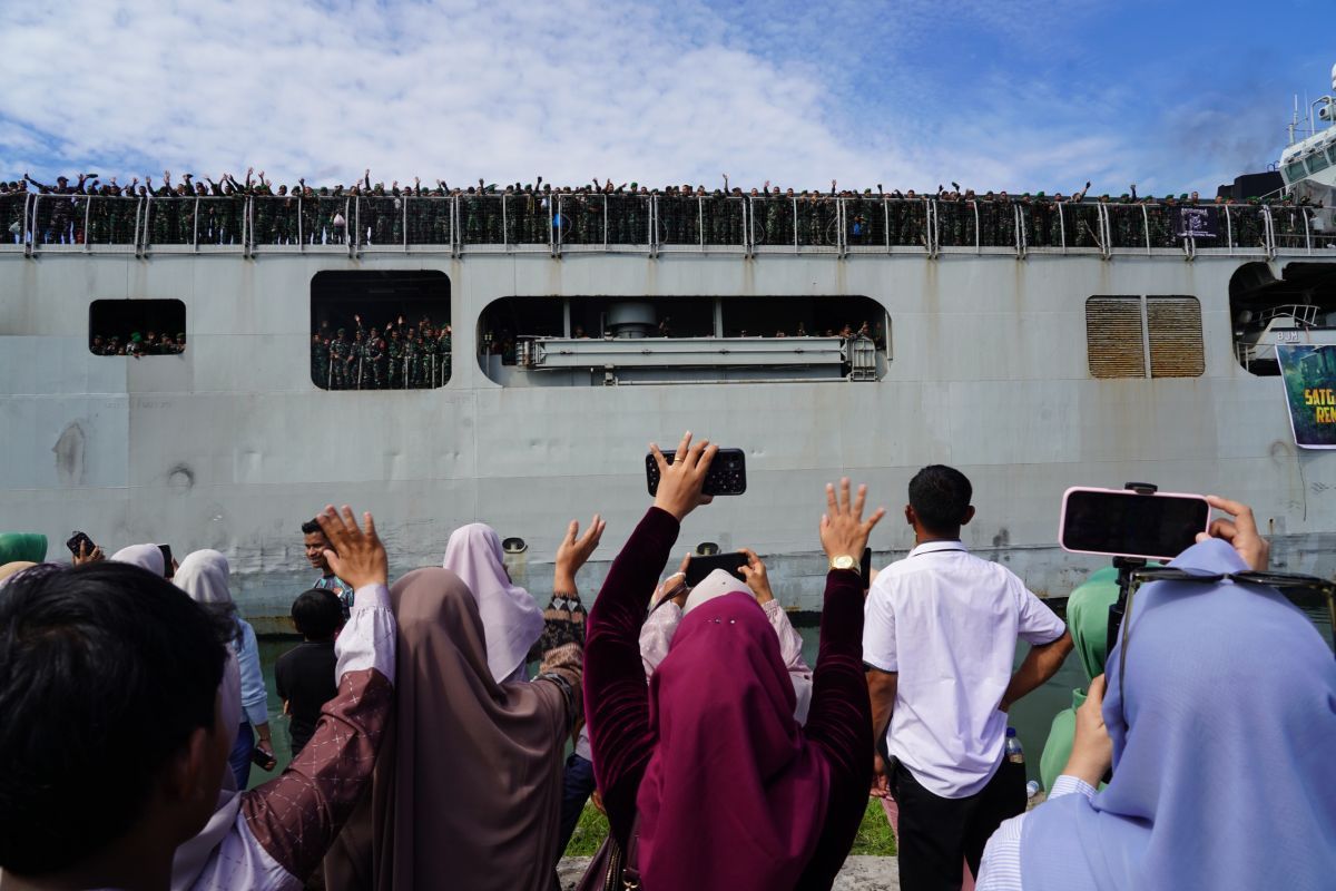 Pamtas RI-PNG: 450 Prajurit Yonif 117 Mulai Diberangkatkan