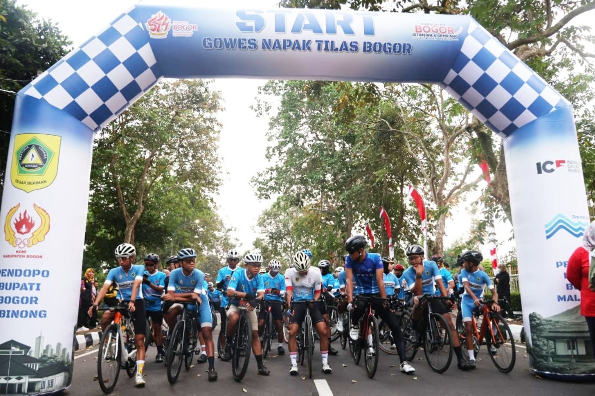 Gowes Napak Tilas HJB 544, Ratusan Peserta Susuri Sejarah Bogor