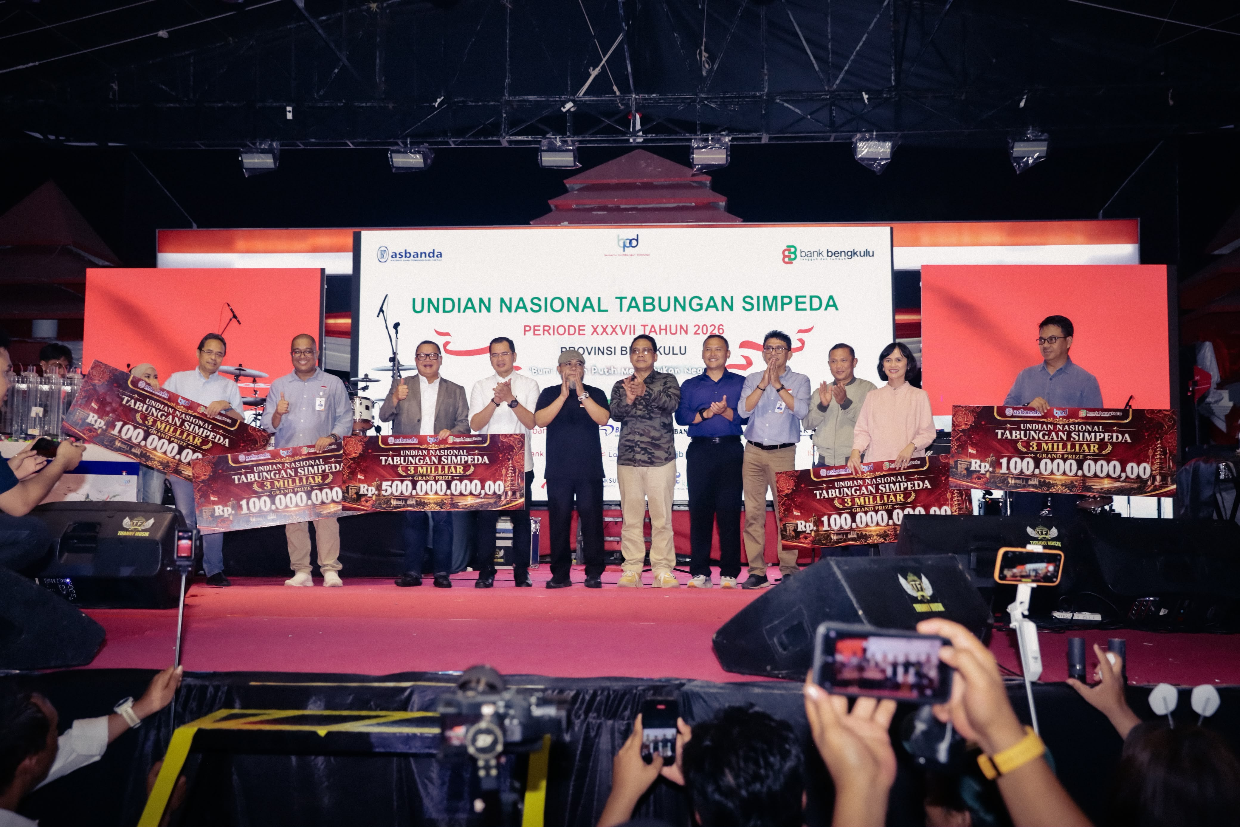 Undian Simpeda 2026 di Bengkulu, Saldo Tabungan Capai Rp75 Triliun dan Hadiah Utama Rp500 Juta