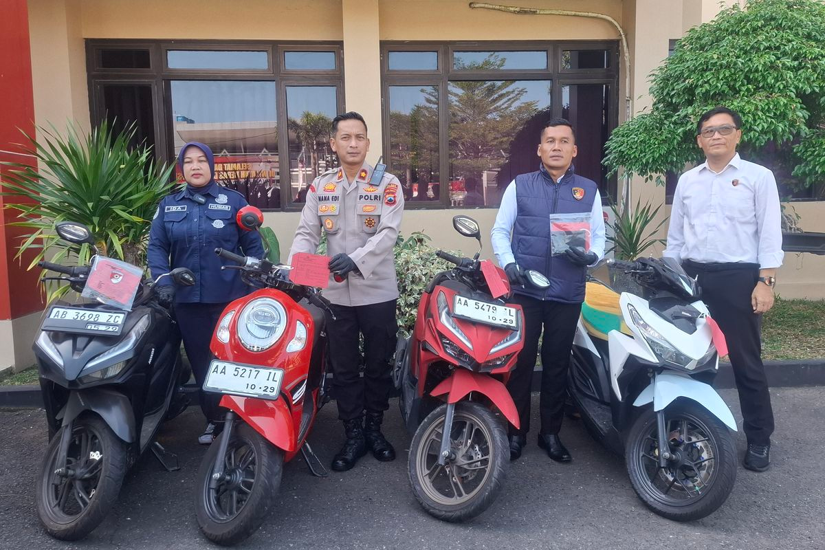 Jaringan Curanmor Jateng-DIY Dibongkar, Motor Dikirim ke Lampung