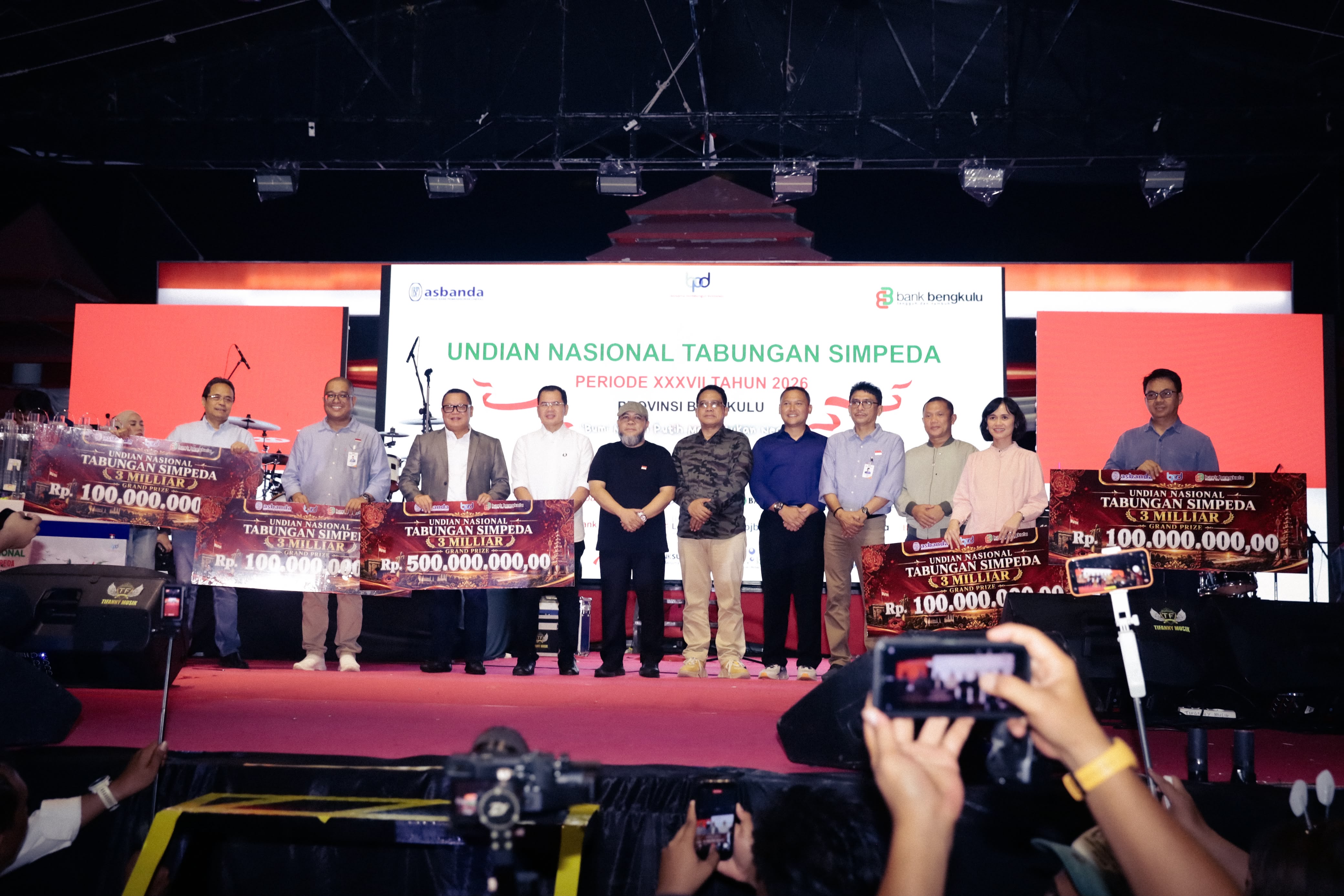 Undian Nasional Tabungan Simpeda 2026 di Bengkulu Sukses Digelar, Ini Pemenangnya