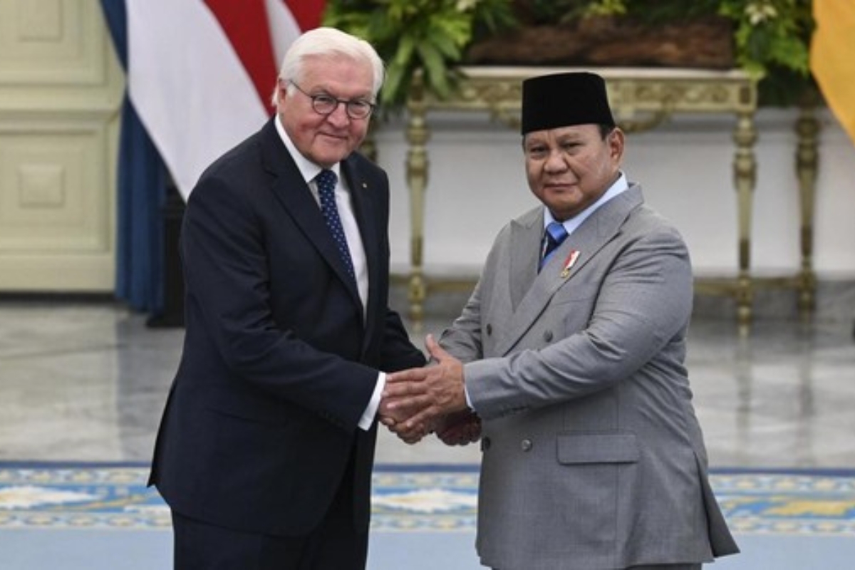 Terima Presiden Jerman, Prabowo Ajak Investasi Kendaraan Listrik