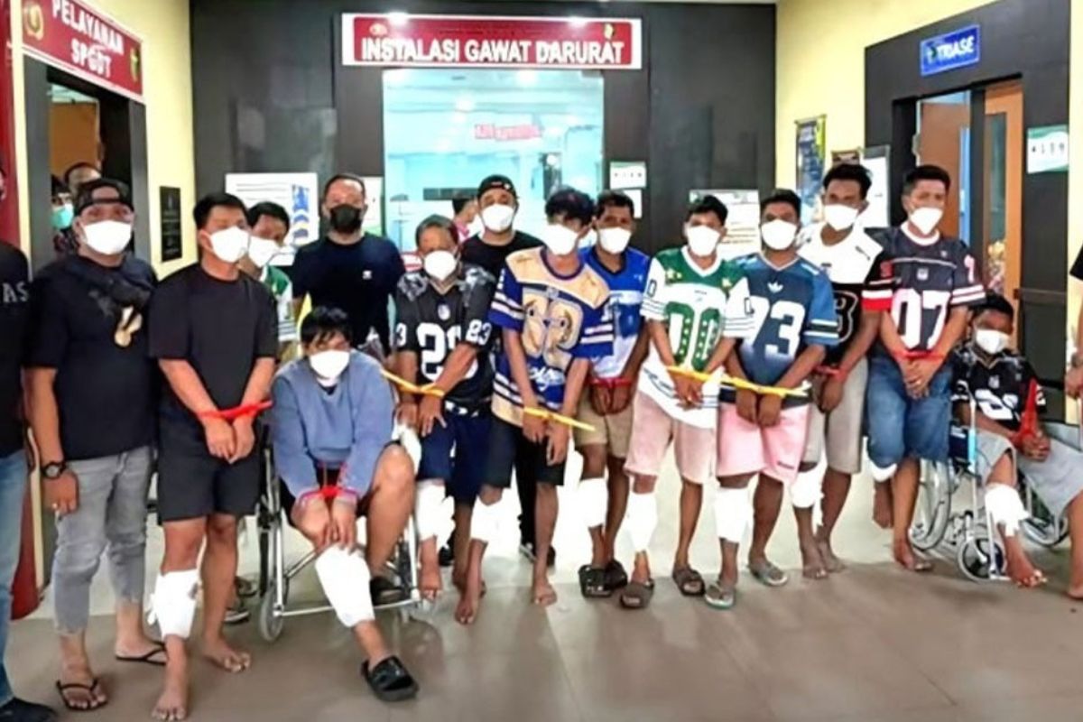 Polri Tangkap 13 Tersangka Narkoba Gang Langgar Samarinda