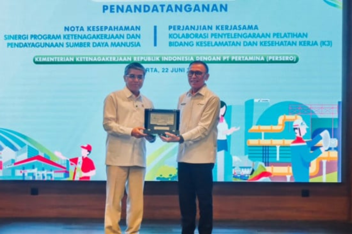 Pertamina Gandeng Kemnaker Guna Cetak SDM Unggul Sektor Energi