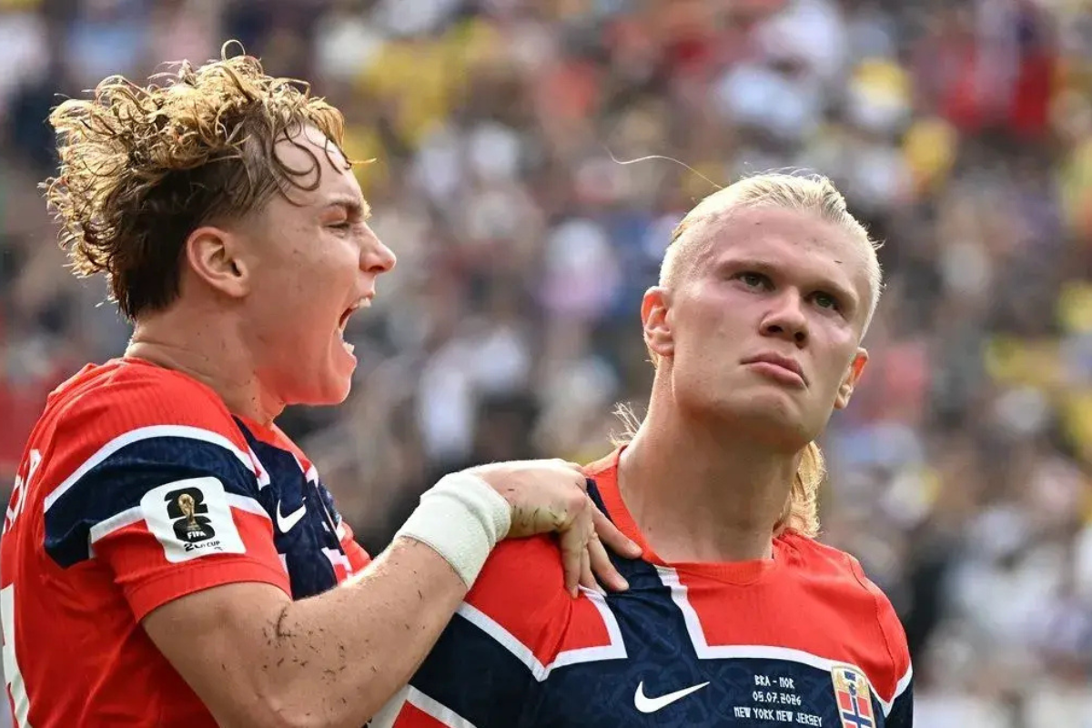 Norwegia Bungkam Brasil 2-1, Erling Haaland Jadi Man of The Match Laga