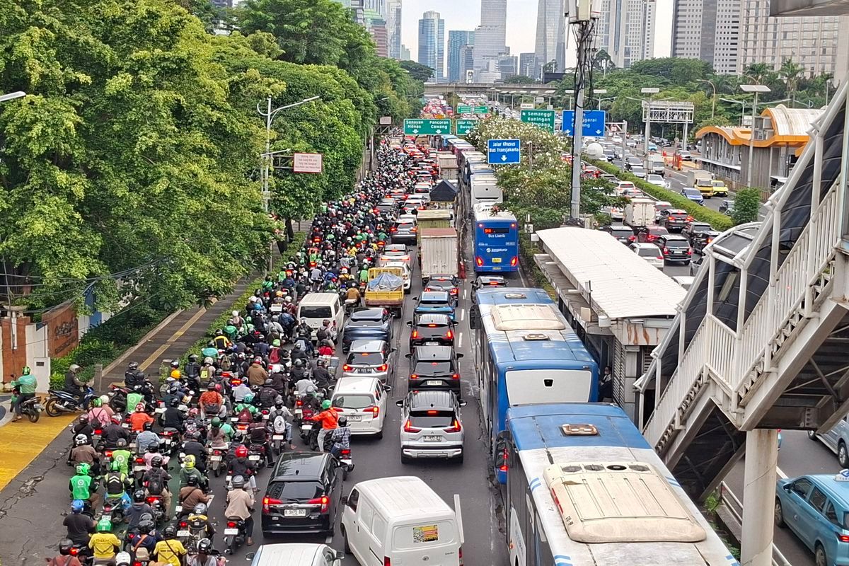 Pantauan Macet di Jakarta dan Sekitarnya Pagi Ini