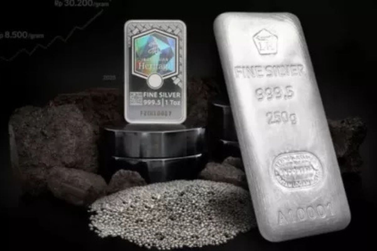Harga Perak Antam Anjlok Rp 1.100 Hari Ini Jadi Rp 45.750 Per Gram