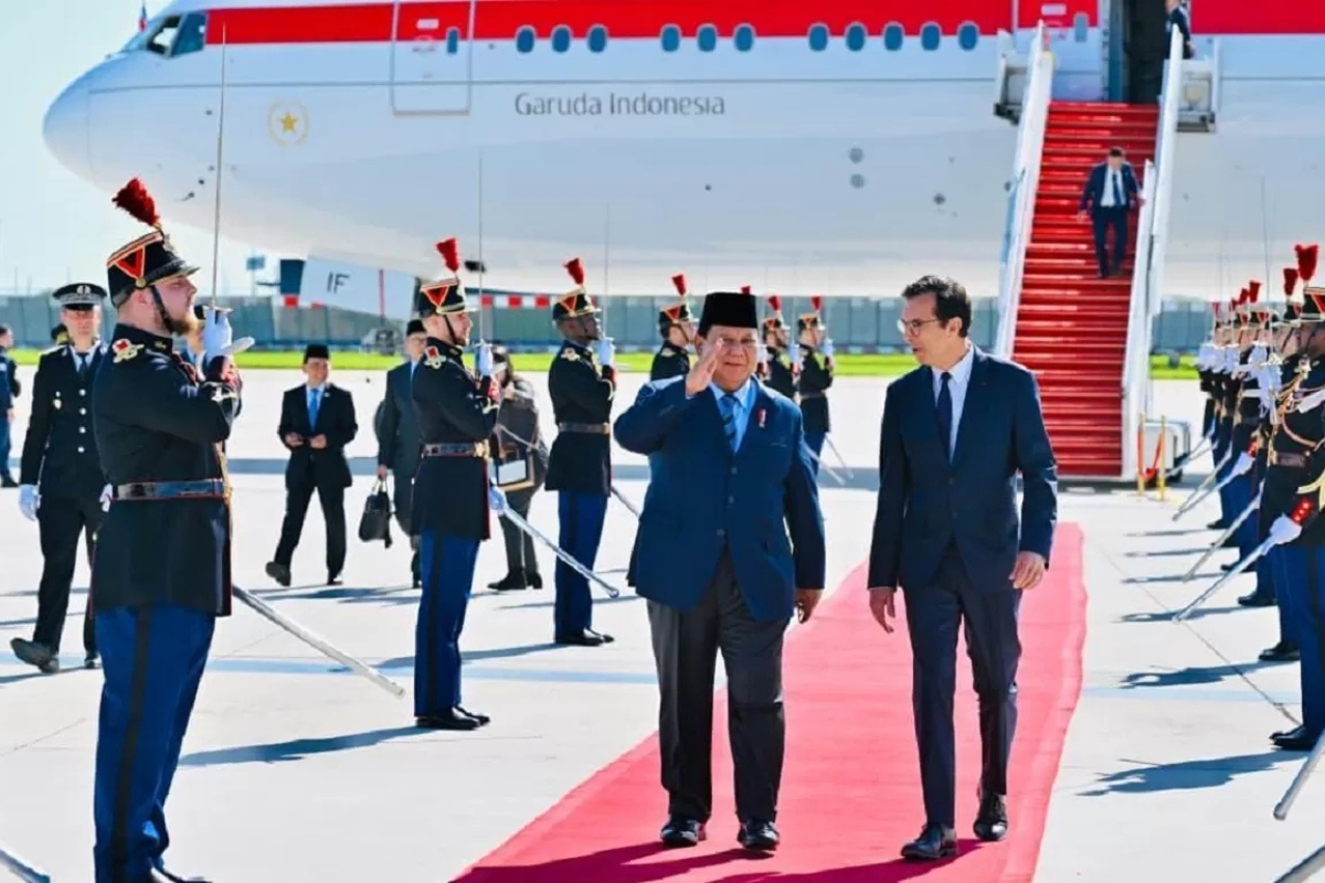 Usai Kunjungan di Paris, Presiden Prabowo Kembali ke Jakarta