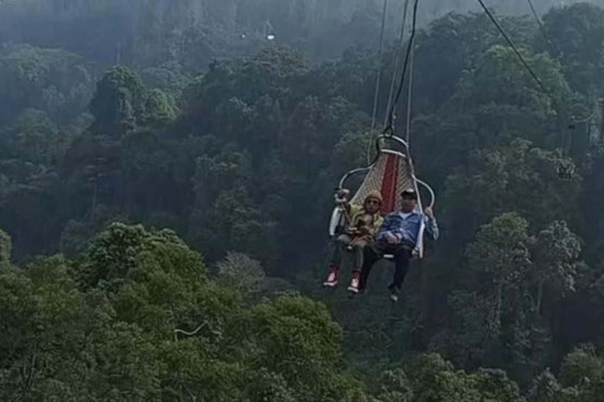 Wahana Keranjang Sultan Sukabumi Tabrakan di Udara, Ini Pemicunya