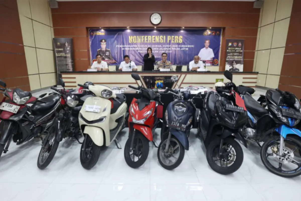 Marak Curanmor di Jatim, Polda Sebut Pelakunya Didominasi Usia Anak