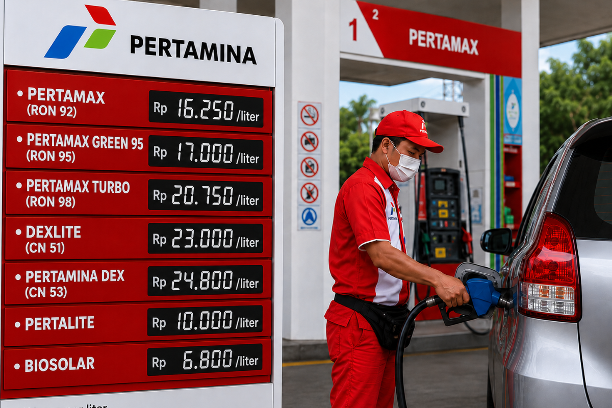 Harga Pertamax Naik Jadi Rp16.250 Per Liter Mulai 10 Juni 2026