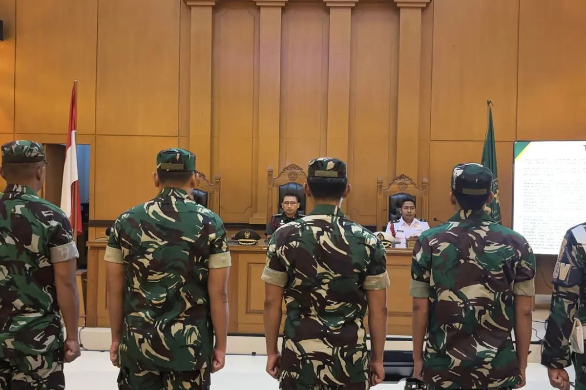 Kasus Air Keras Aktivis KontraS, 4 Prajurit TNI Divonis Hari Ini
