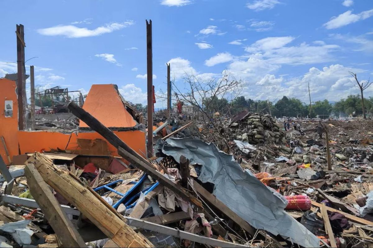 Gudang Bahan Peledak Tambang di Myanmar Meledak, 45 Tewas