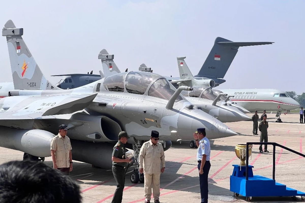 Prabowo Serahkan Alutsista Strategis Termasuk Rafale ke TNI AU