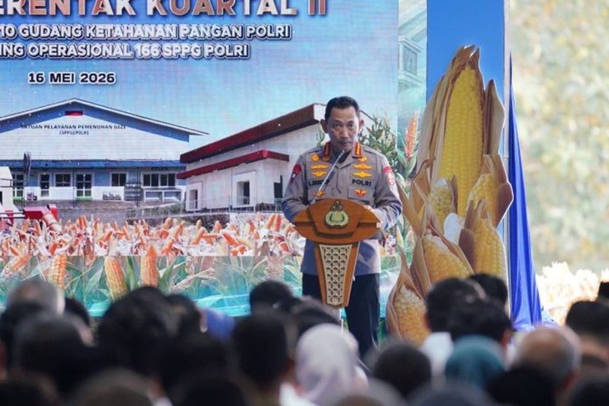 Perkuat Ketahanan Pangan, Polri Targetkan 28 Gudang Rampung