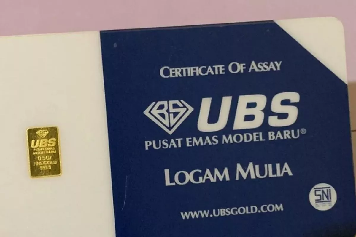 Harga Emas UBS 5 Juni 2026 Stabil, Cek Perbandingan Nilainya