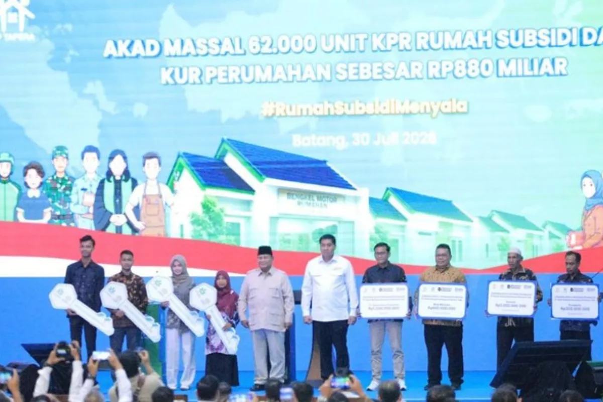BNI Sokong Pelaksanaan Akad Massal 62.710 KPR Rumah Subsidi Bagi Warga