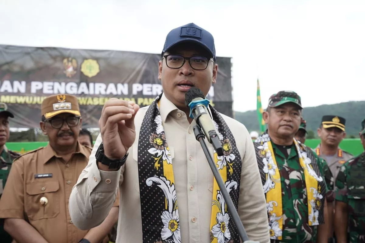 Wamentan Tegaskan Proyek Irigasi Dipercepat demi Dongkrak Pangan