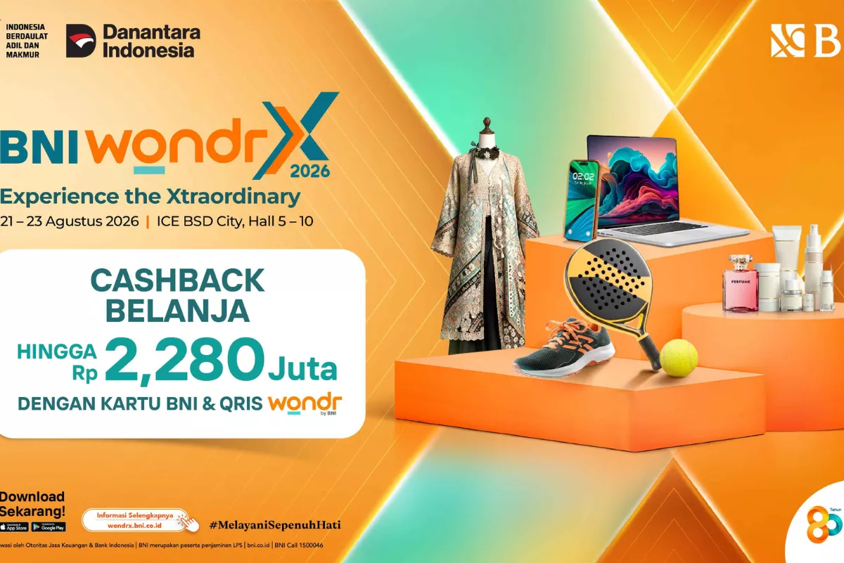 Hari Kedua BNI wondrX 2026 Dipadati Ribuan Pengunjung di ICE BSD