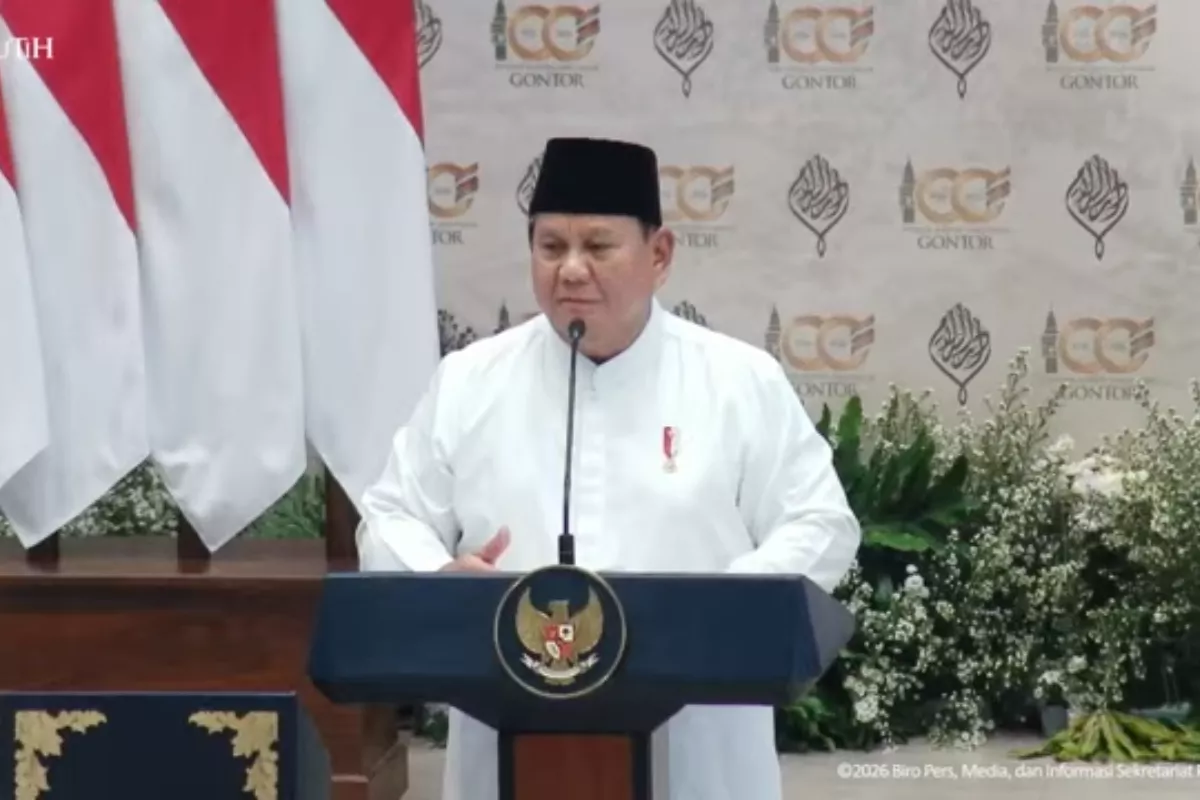 Prabowo: Gontor Tak Boleh Ikut Politik Praktis, Harus di Atas Golongan