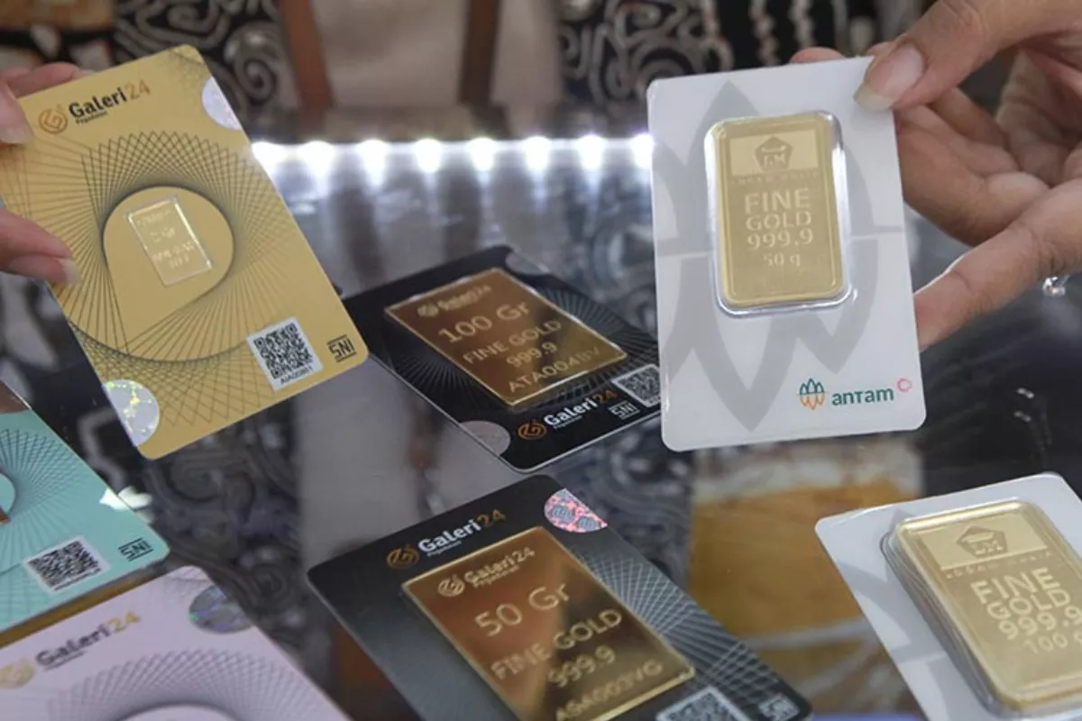 Harga Emas Pegadaian Stabil, Antam Tetap di Atas Rp2,7 Juta