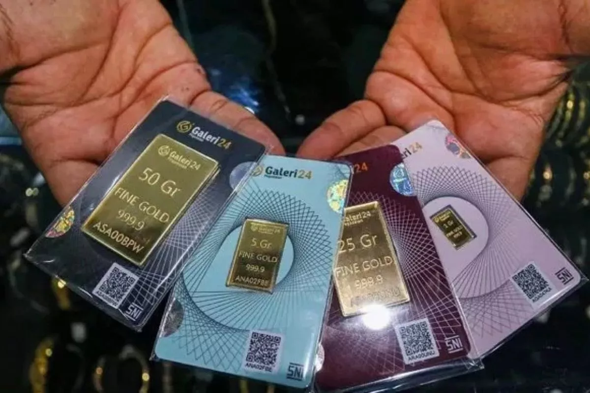 Daftar Harga Emas Galeri24, Antam, dan UBS di Pegadaian Kamis