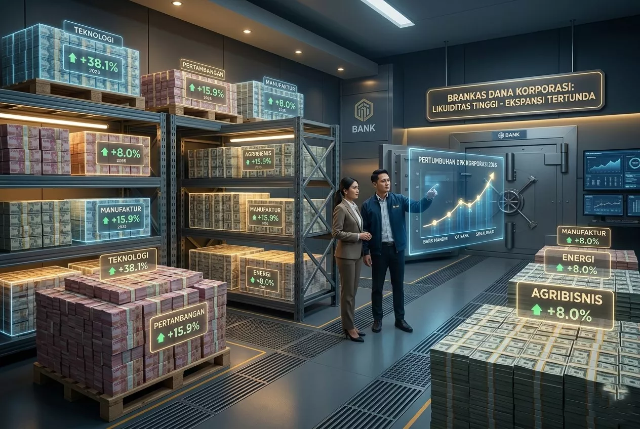 Simpanan Korporasi Dorong Likuiditas Perbankan Naik Signifikan