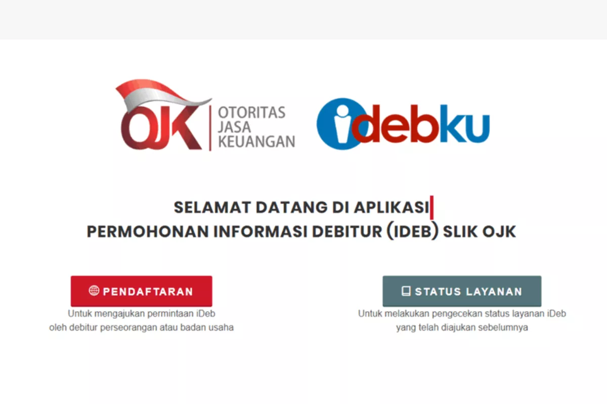 Cara Mudah Periksa Skor Kredit Secara Mandiri Melalui Layanan iDebku