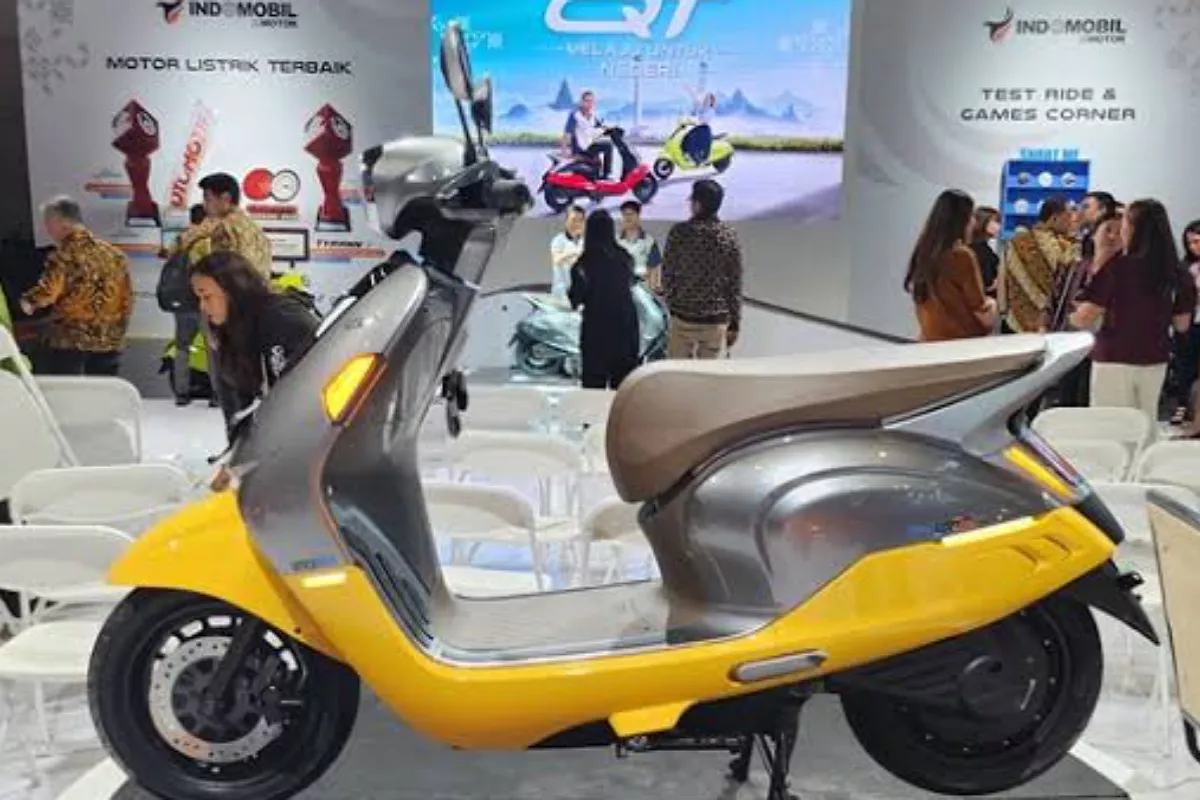 Indomobil eMotor QT Hadir di RI, Motor Listrik Tanpa Sewa Baterai