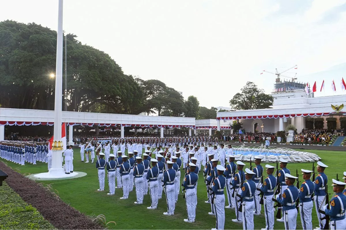Menjelang HUT Ke-81 RI, Persiapan Upacara di Istana Tuntas 99 Persen