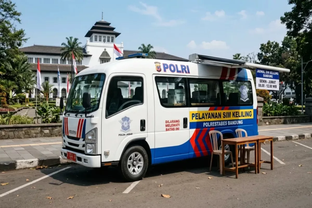 Jadwal SIM Keliling Bandung 4-9 Mei 2026 dan Lokasi Terdekat