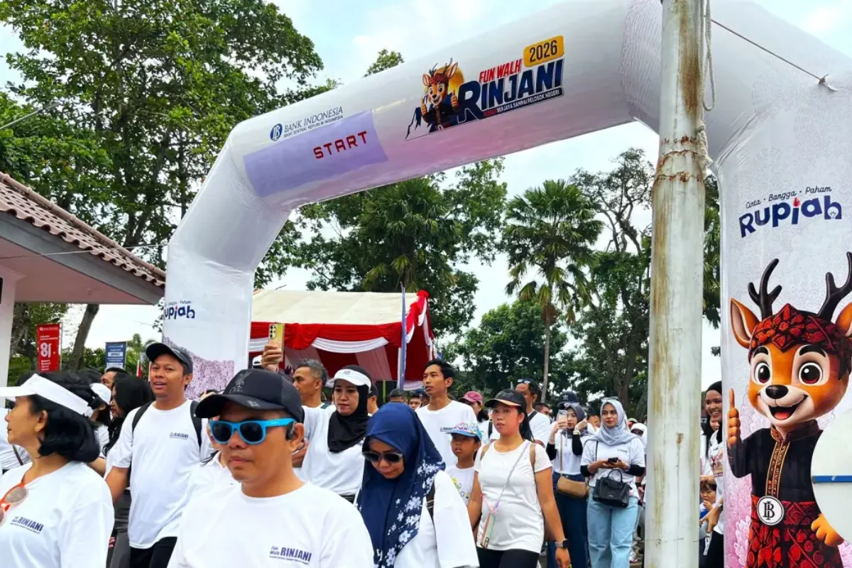 BI NTB Dorong Literasi Rupiah serta Transaksi Digital lewat Fun Walk