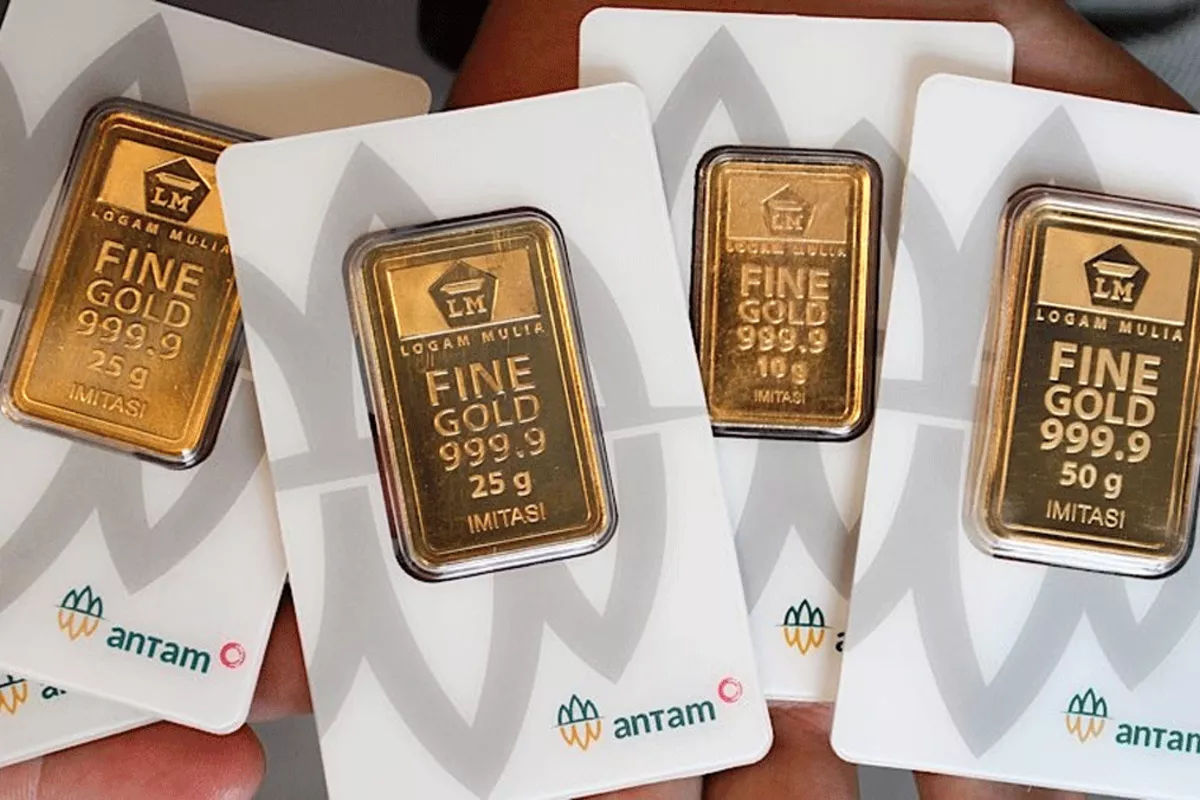 Emas Antam Rabu 8 Juli 2026 Bertahan di Rp2,655 Juta per Gram Semua Pecahan